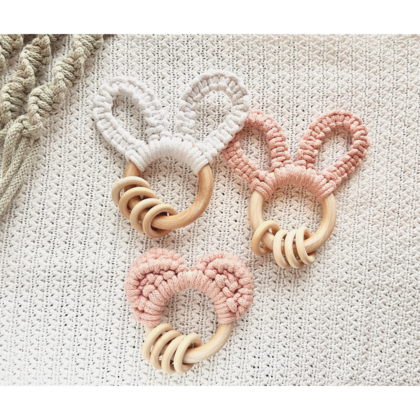 Hrkálka Macrame Zajačik/ Macko