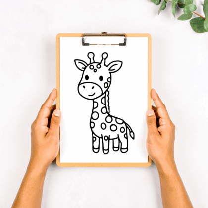 Cute Animals: Moje prvé omaľovánky pre batoľatá (30 ks – PDF na stiahnutie)